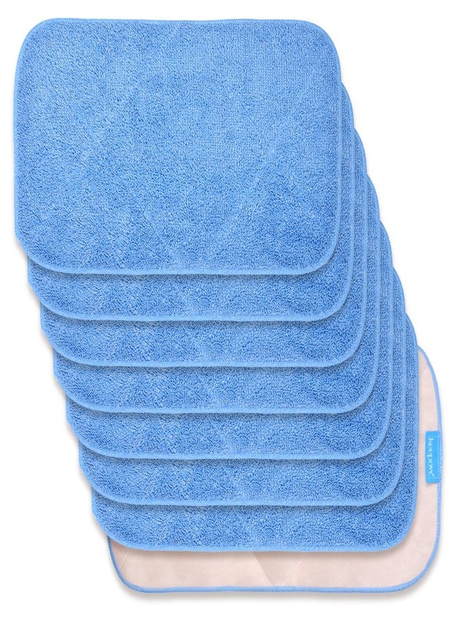 KEEPOW Microfiber Mop Cloth Refills Compatible with MR.SIGA Professional Microfiber Mop, Double Side use, Wet & Dry Mopping, Pack of 8 - Image 1